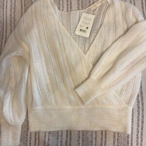 Sezane Cristina Jumper in Ecru XL